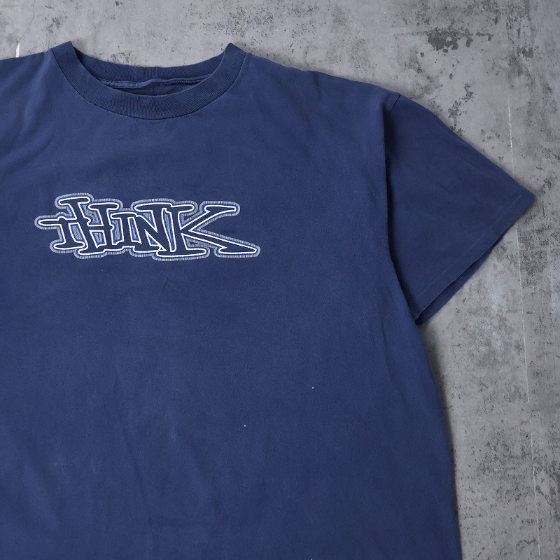 楽天市場】90s THINK Skateboards Print S/S Tee 黒 L シンク