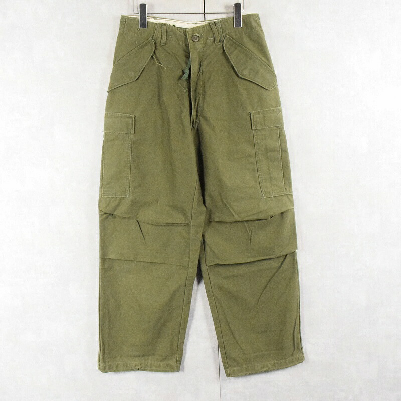 60s vintage US ARMY M-65 ミリタリー カーゴパンツ 古着 60年代 60s ミリタリー アメリカ軍 米軍 カーゴパンツ サード
