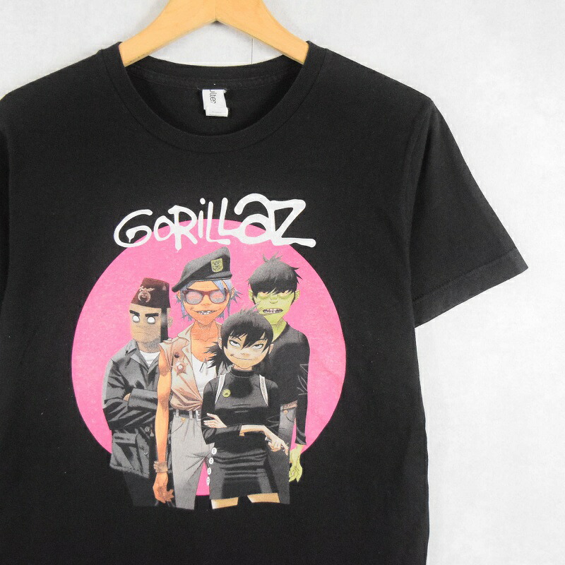 90s GORILLAZ 半袖 Tシャツ バンT 両面プリント ロックバンド 90s GORILLAZ 半袖 Tシャツ バンT 両面プリント ロックバンド