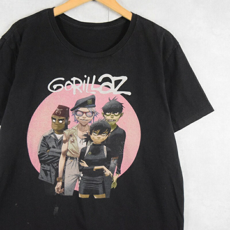 楽天市場】Gorillaz(ゴリラズ)ロックtシャツ バンドtシャツ