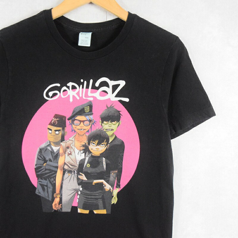 90s GORILLAZ 半袖 Tシャツ バンT 両面プリント ロックバンド 90s GORILLAZ 半袖 Tシャツ バンT 両面プリント ロックバンド