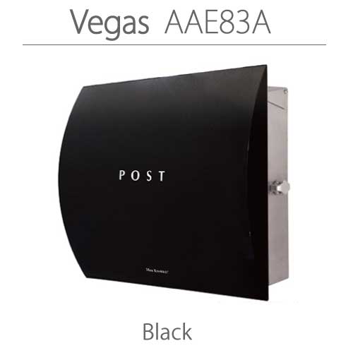 郵便ポスト：ドイツ製マックスノブロック・壁掛型ポスト・ベガス-ブラック[P-322]【fsp2124-6f】【対応不可】 32,819円