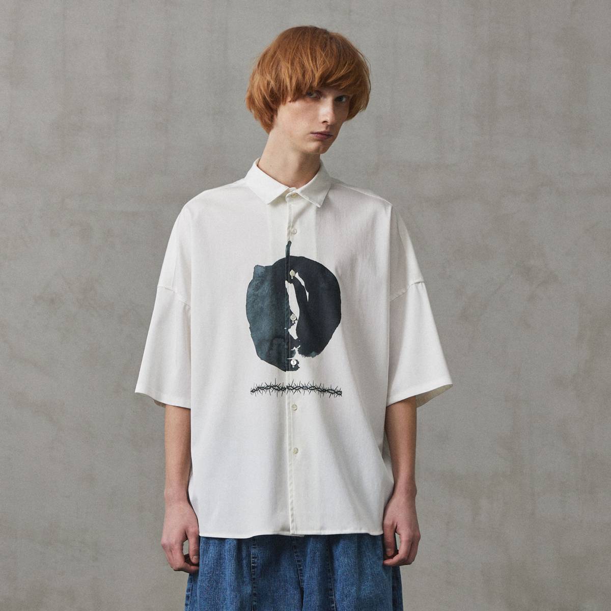 shareef シャリーフ りんご ビックシャツ | labiela.com