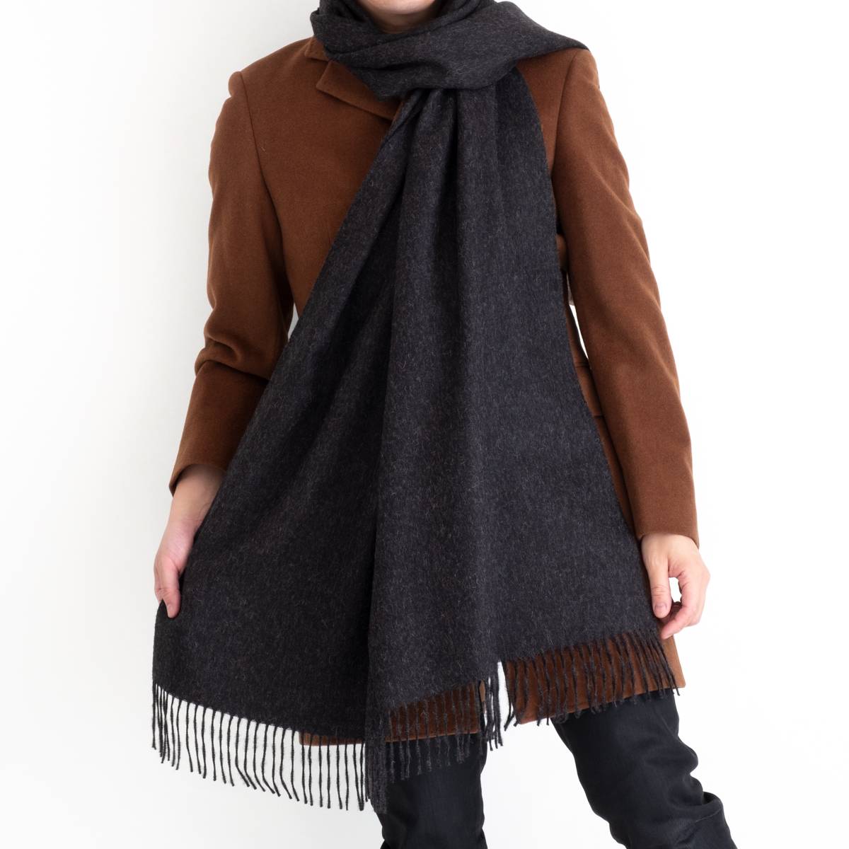 メンズマフラー ストール The Inoue Brothers Snow Peak Large Stole 3色 イノウエブラザース スノーピーク アルパカ 大判ストール ストール マフラー 雑貨 ペルー ユニセックス 男女兼用 送料無料 Feel Easy Online