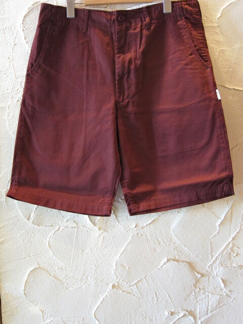 ★送料無料★(SALE30%OFF) INTERFACE インターフェイス/SATAN HAND CHINO SHORTS BURGUNDY|FeelFORCE