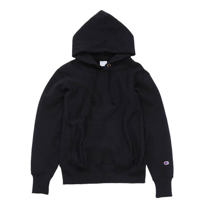 ★送料無料★CHAMPION/REVERSEWEAVE HOODDED SWEAT SHIRT PARKA BLACK｜FeelFORCE