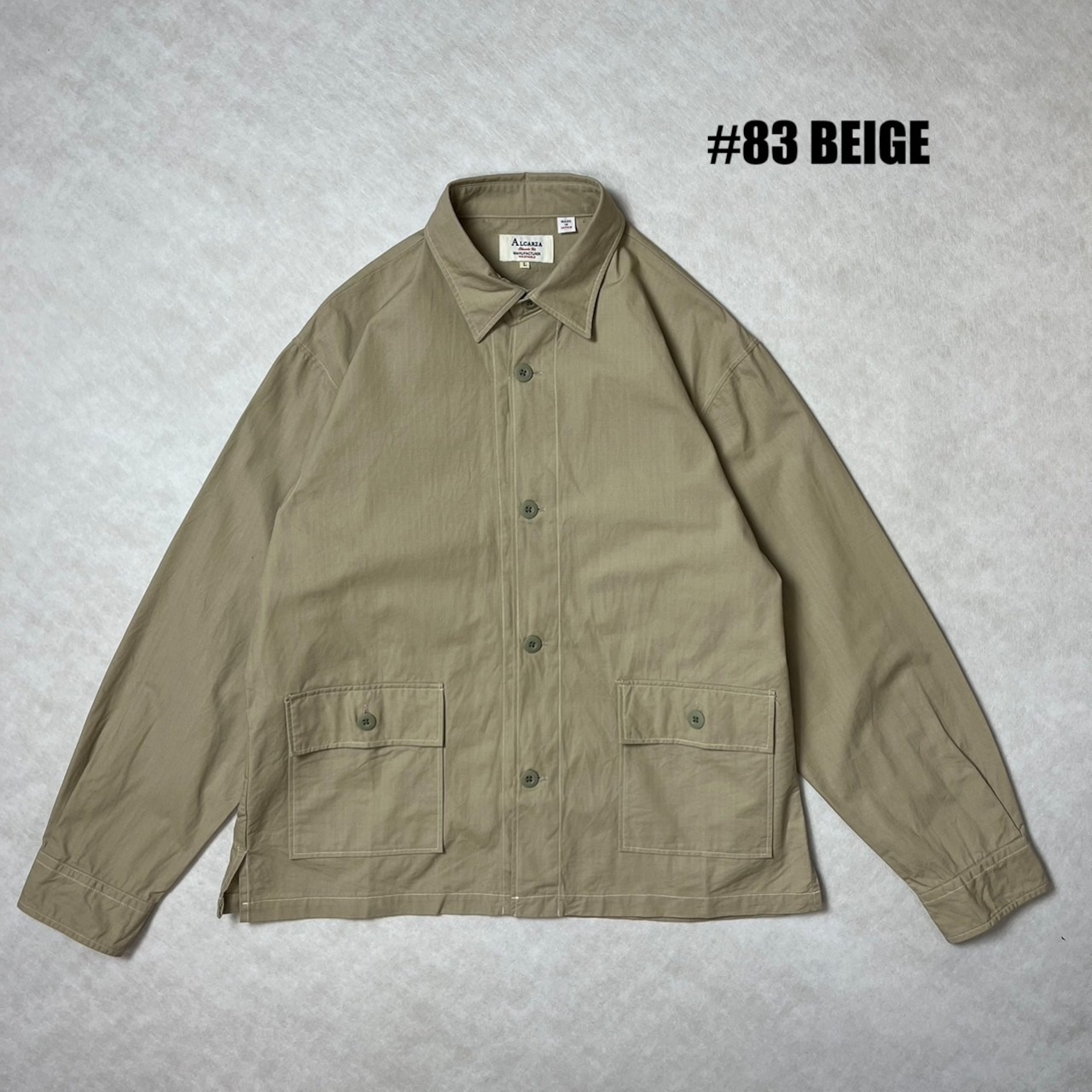 ALCARZA/FATIGUE COVER JKT  BEIGE