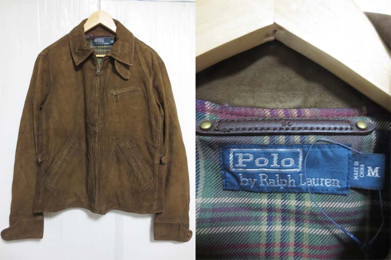 数量限定 サンプル品 Polo Ralph Lauren Langworthy Suede Newsboy Jacket ラルフローレン スエードレザージャケット 表記 M 古着屋mellow店 公式の Solutionspcchezvous Fr