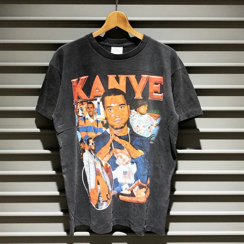 カニエ・ウエスト ロンT Kanye West kanye west カニエウェスト ヴィンテージ加工 ロンT 長袖 L