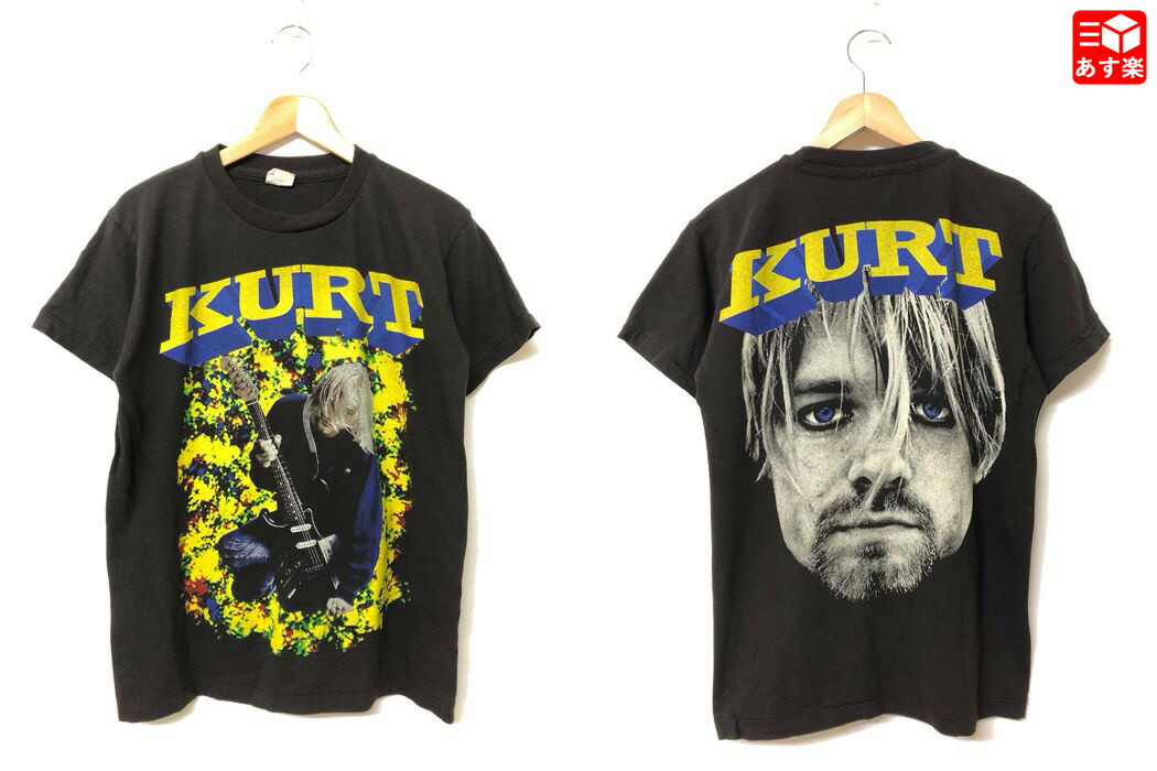 楽天市場】Kurt Cobain Print Tee カート・コバーン 追悼Tシャツ