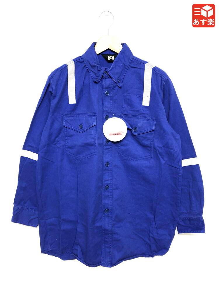 楽天市場】MWS ワークシャツ ドットストライプ 1015000 チェーン刺繍