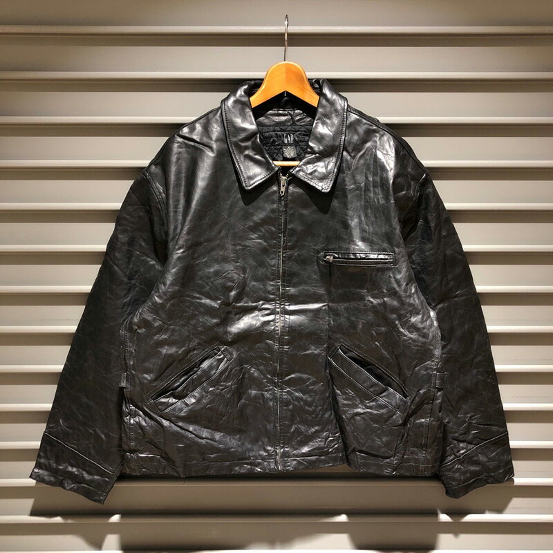 楽天市場】90s OLD GAP オールド ギャップ 短丈 レザー