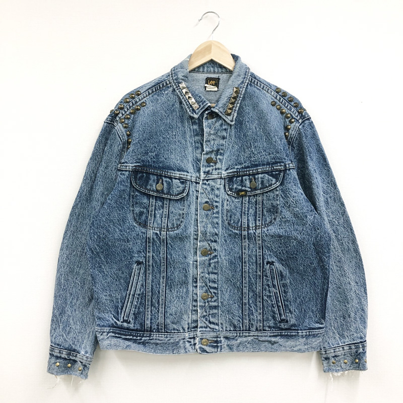 希少80s Lee トラッカージャッケット Vintage!! 70s 80s LEE Riders Distressed Denim Trucker Jacket
