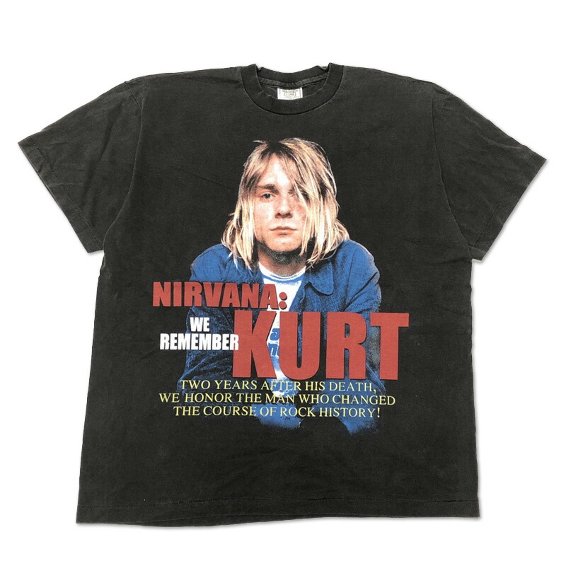 楽天市場】カート・コバーン Tシャツ 半袖 KURT COBAIN 追悼 バンドTシャツ ホワイト サイズ：メンズ L ビッグサイズ 大きいサイズ ニルヴァーナ  NIRVANA 【新品】 : 古着屋mellow楽天市場店