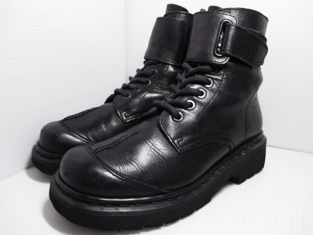 dr martens velcro strap boots