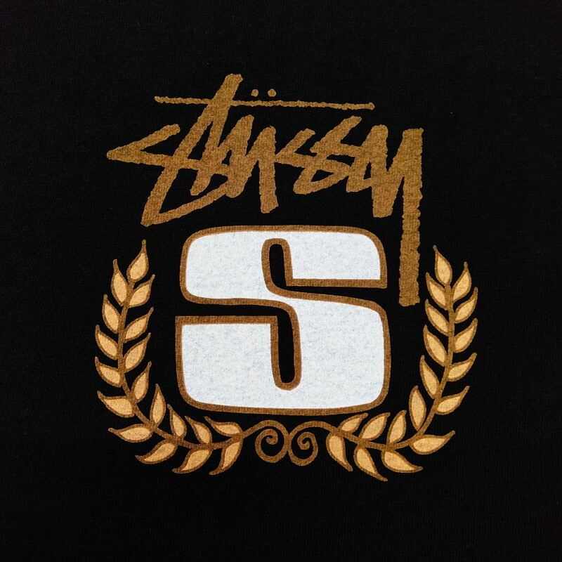 ステューシーSTUSSYロンT長袖TシャツSリースピグメントダイSWREATHPIGMENTDYEDLSTEEブラックナチュラルサイズS,M,L,XL【1994726】【新品】新品mellowUSA企画カットソーロンティーロングスリーブ【あす楽対応】【古着mellow楽天市場店】