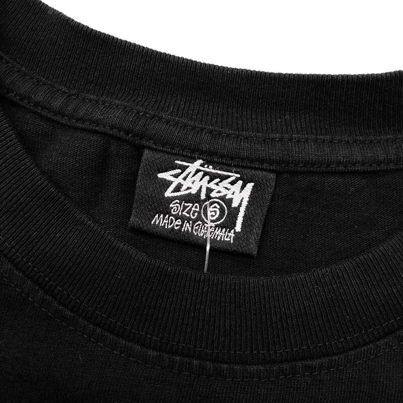 ステューシーSTUSSYロンT長袖TシャツSリースピグメントダイSWREATHPIGMENTDYEDLSTEEブラックナチュラルサイズS,M,L,XL【1994726】【新品】新品mellowUSA企画カットソーロンティーロングスリーブ【あす楽対応】【古着mellow楽天市場店】