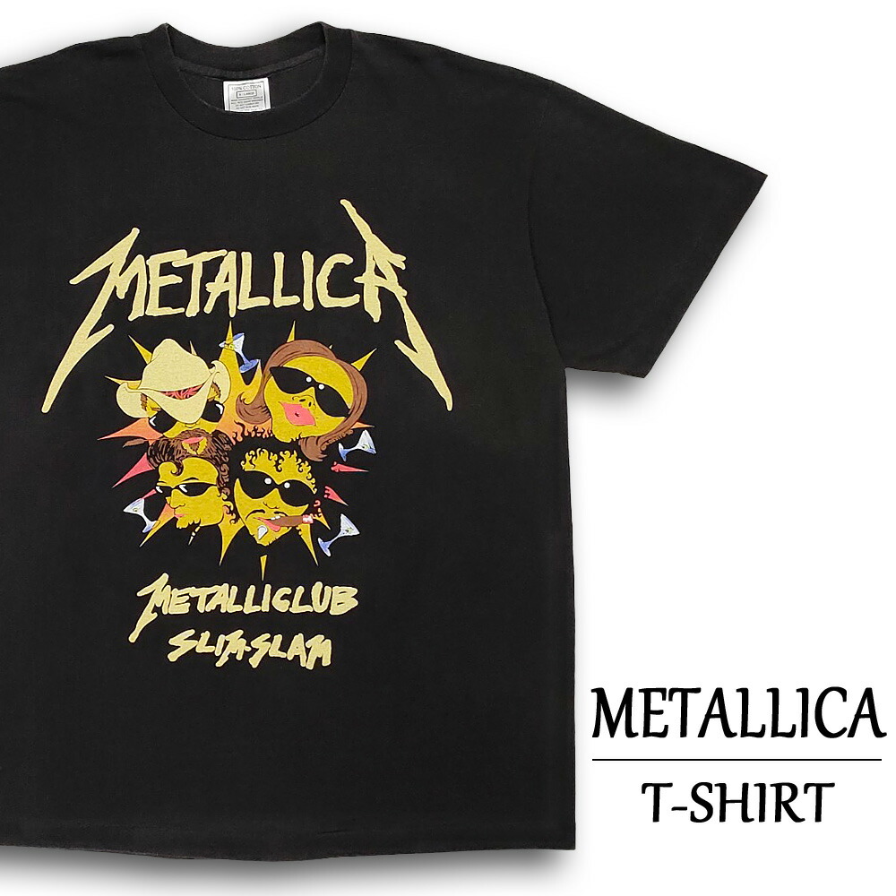 メタリカ ロックTシャツ パスヘッド スカル ブラック ギルダン メンズM 古着 古着 METALLICA メタリカ ドクロ柄 スカル柄 バンドTシャツ バン