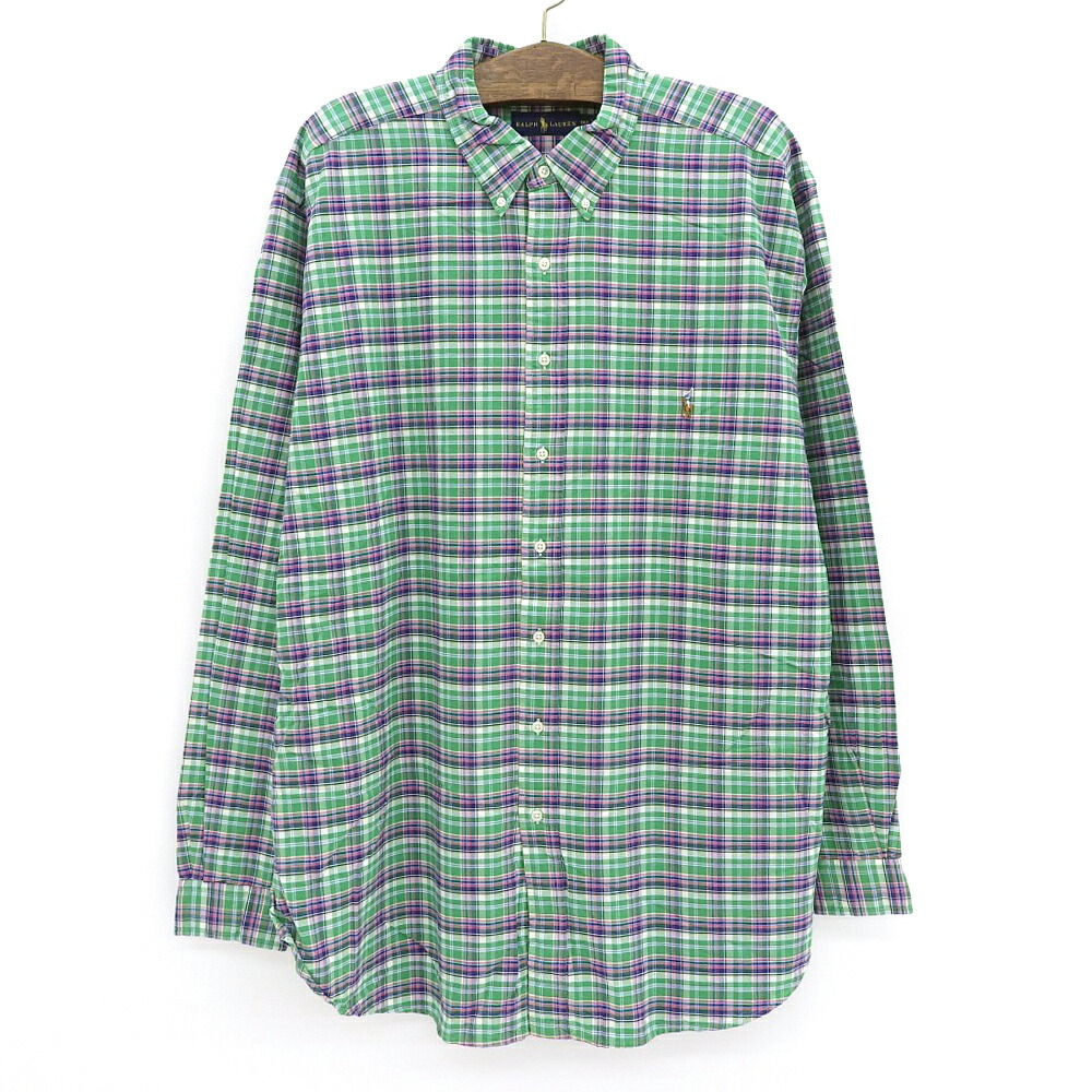 ラルフローレン Ralph Lauren ボタンダウン シャツ 長袖 チェック サイズ 【56%OFF!】 ラルフローレン Ralph Lauren ボタンダウン シャツ 長袖 チェック サイズ 【56%OFF!】