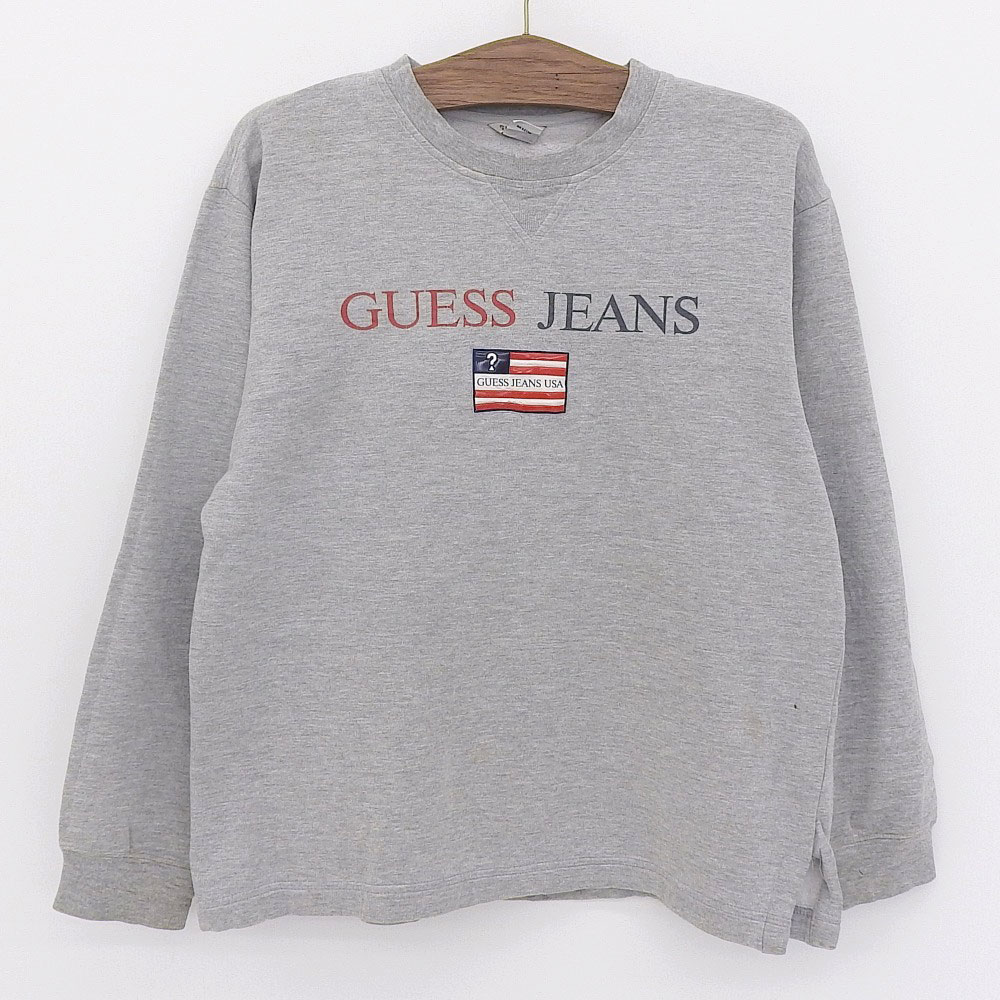 見事な創造力 ゲス スウェット ロゴ入りトレーナー Lサイズ GUESS トレーナー