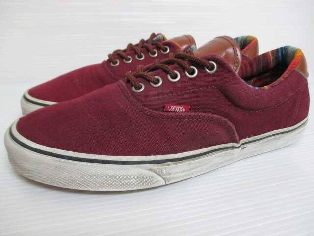 vans era crimson