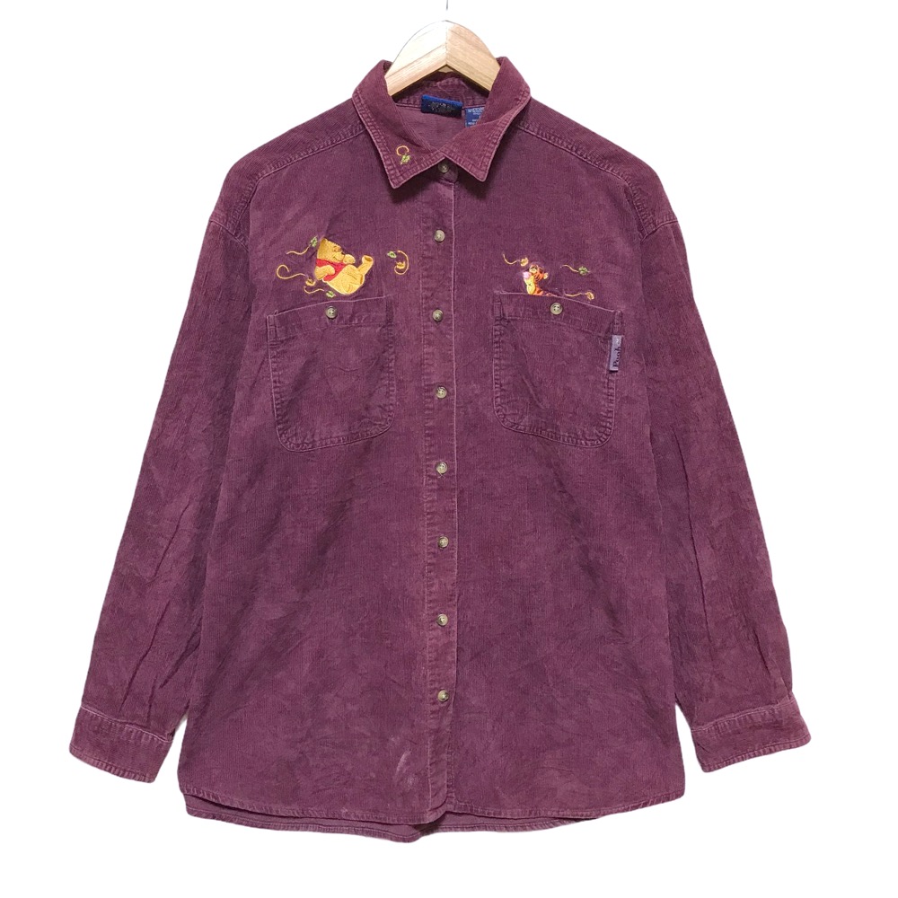 ウォルトディズニー Disney Pooh コールテン ロングスリーブ セーター くまのプーさん 縫い 無地 長袖 サイズ Woman S L パープル 古着 古着 中古 中古 レディース Mellow 古着屋mellow楽天市場店 Hotjobsafrica Org