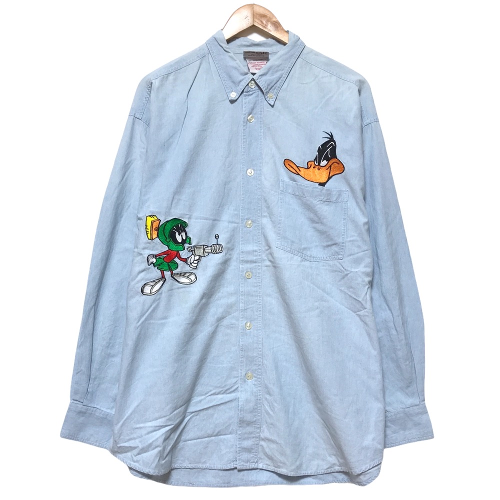 楽天市場 ルーニーテューンズ Looney Tunes シャンブレー シャツ ボタンダウン キャラクター 刺繍 長袖 サイズ Xl ライトブルー 古着 古着 中古 中古 Mellow 古着屋mellow楽天市場店 古着屋mellow楽天市場店 楽天市場 ルーニーテューンズ Looney Tunes シャンブレー シャツ ボタンダウン キャラクター 刺繍 長袖 サイズ Xl ライトブルー 古着 古着 中古 中古 Mellow 古着屋mellow楽天市場店 古着屋mellow楽天市場店