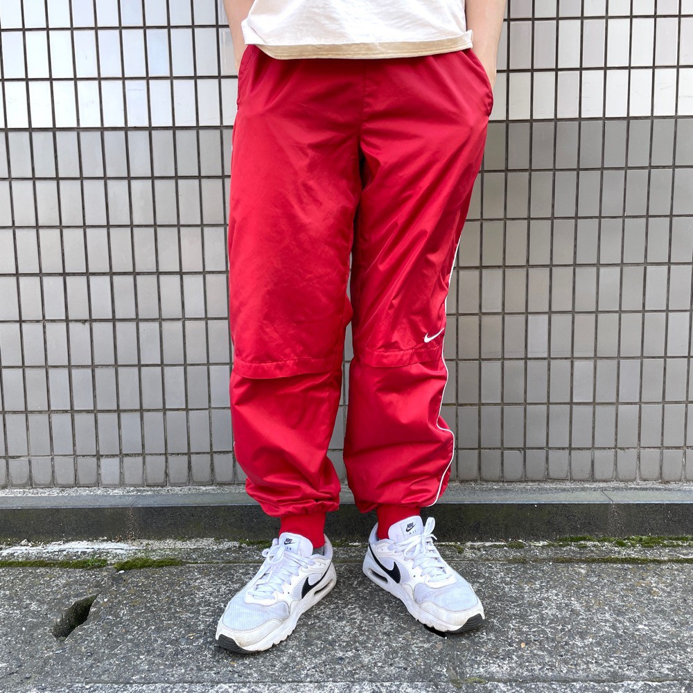 ソフトパープル NIKE vintage 90s トラックパンツ ジャージ 赤 | www