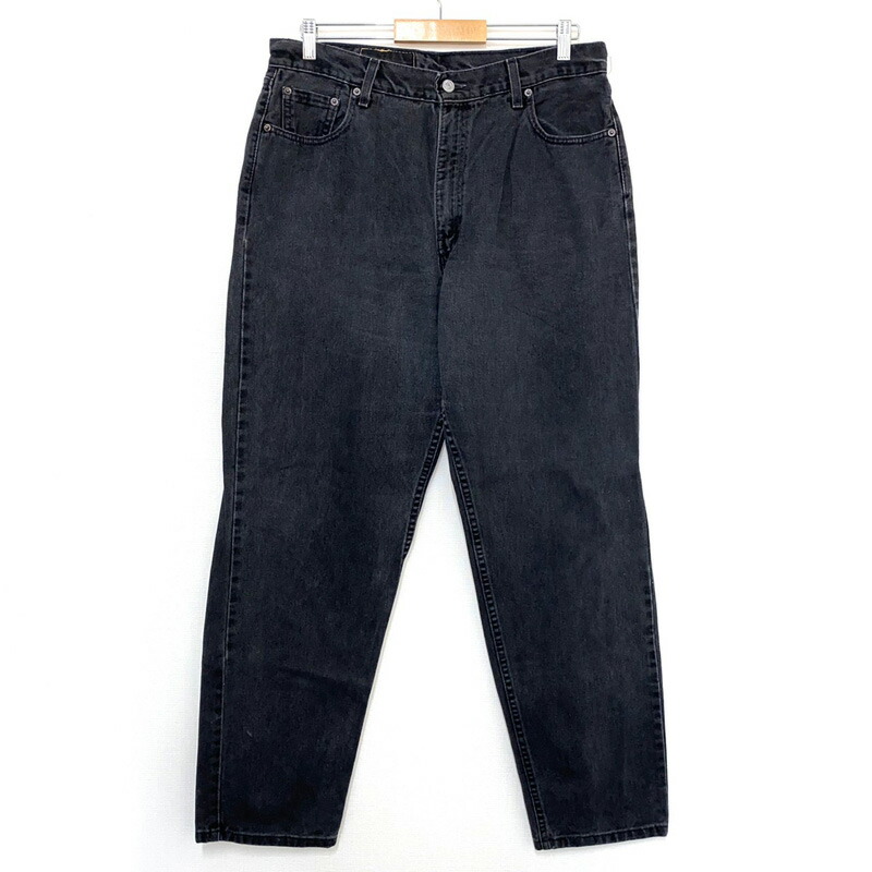 リーバイス Levi S 560 ブラックデニム パンツ テーパード Made In Usa サイズ W34 L31 Loose Fit Straight Leg Levis 古着 古着 中古 中古 Mellow 古着屋mellow楽天市場店 あす楽対応 Kuechen Ly