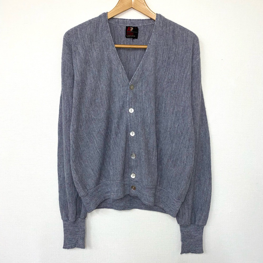 70s USA製 アーノルドパーマー ロバートブルース アルパカ カーディガン 70's Vintage 