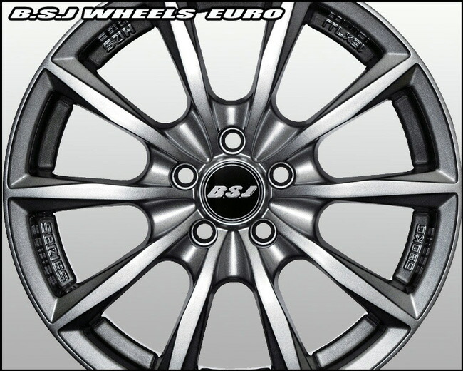 楽天市場 ホイール単品4本 1台分 セット販売 欧州車専用 B S J Wheels Euro 17 7 0j 112 5h Inset 48 フォルクスワーゲン アウディa3 17インチ Feelproject