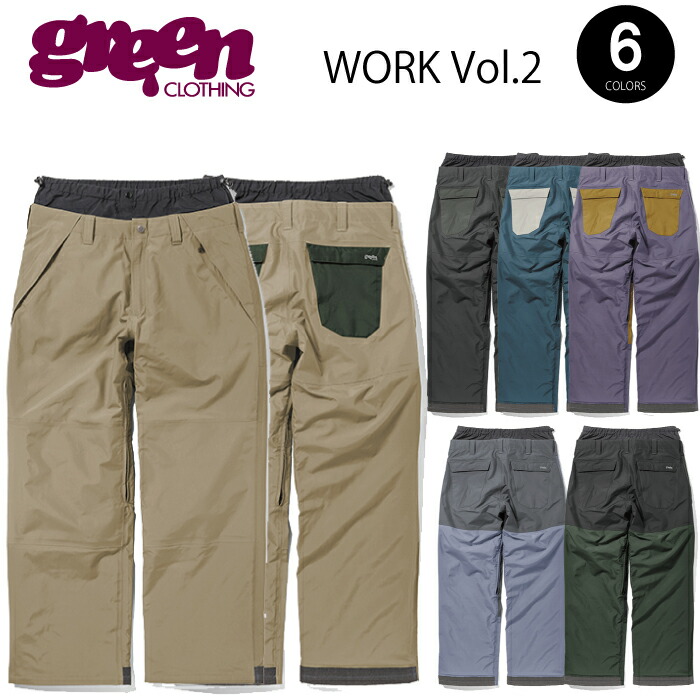 楽天市場】GREEN CLOTHING グリーンクロージング 22-23 4POCKETS