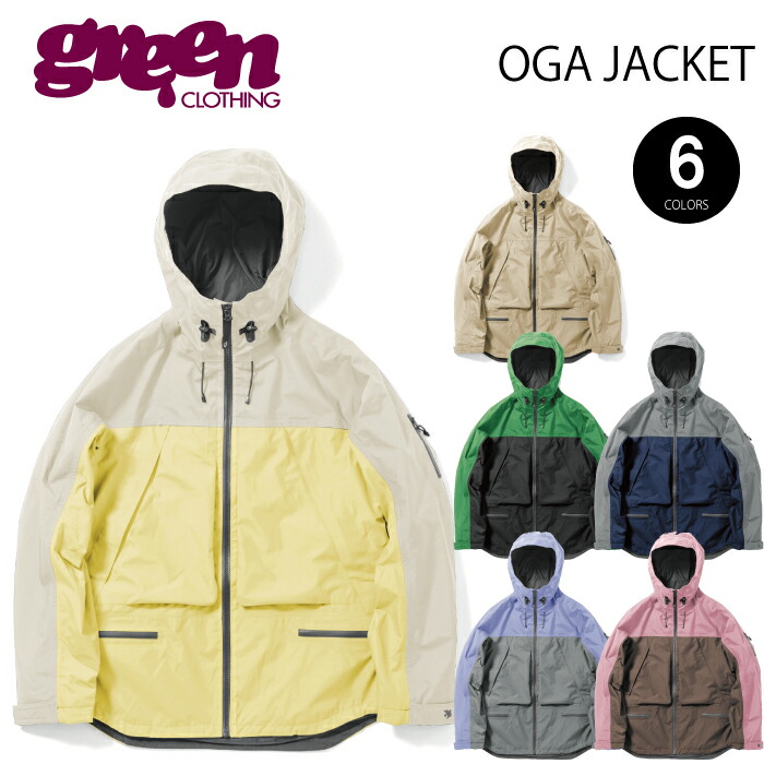 26-27 GREEN CLOTHING OGA JACKET グリーンクロージング オガジャケット スノーボードウェア メンズ レディース