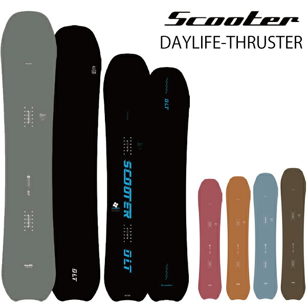 【26-27 SCOOTER DAYLIFE-THRUSTER スクータ デイライフスラスター】 スノーボード 板 メンズ レディース 146 / 150 / 153 / 156 / 160