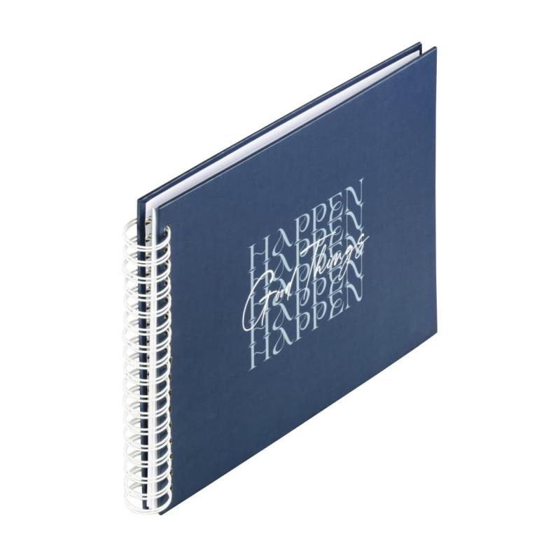 hama ドイツ Good Things Spiral Album, 28x24 cm, 50 White Pages, Happen画像