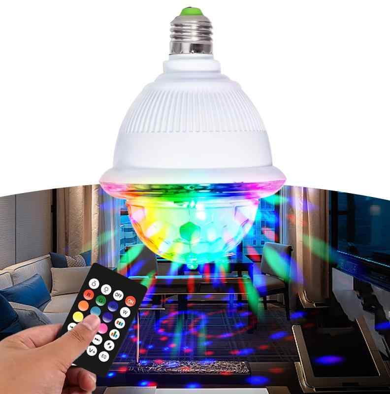 【楽天市場】LETOUR ミラーボール ステージライト カラフル LED電球 自走機能 リモコン付き ディスコライト LED マジックボール ...