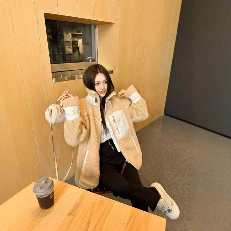 秋冬 レディース 羊毛 ボア コート 暖か アウター 柔らかい 素材 普段使い｜フィーリアルショップ