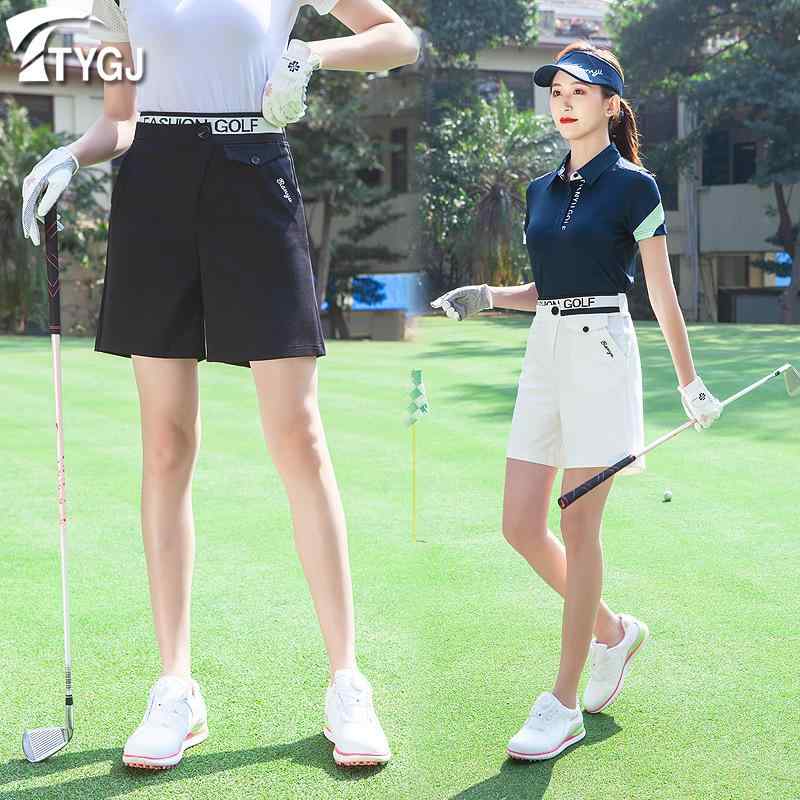 レディース ゴルフ ショートパンツ 伸縮性 スリムフィット 5分丈 カジュアル スポーツ ウェア 軽量 吸湿速乾 通勤 普段使い