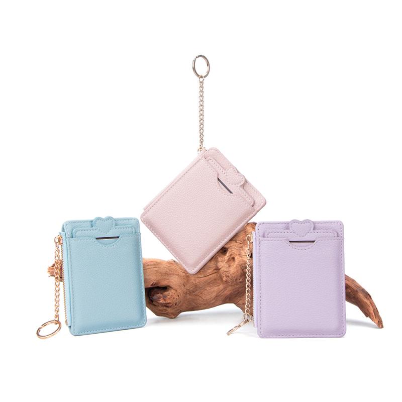 レディース かわいい 革財布 カードケース キーホルダー 小銭入れ 学生向け 多機能 コンパクト 普段使い｜フィーリアルショップ