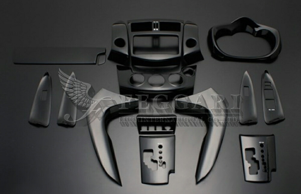 ヴァンガード 30系(ACA3#W/GSA3#W) ピアノブラック 16ピース 3D立体 インテリアパネル 高品質 / フェガーリ FEGGARI ルナ インターナショナル LUNA|フェガーリ公式ショップ