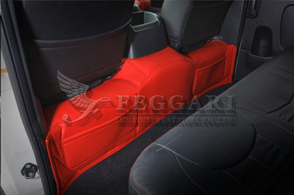 ハイエース / レジアスエース 200系 標準車用 セカンドフロアカバー レッドレザー ポケット有 高品質 / フェガーリ FEGGARI LUNA