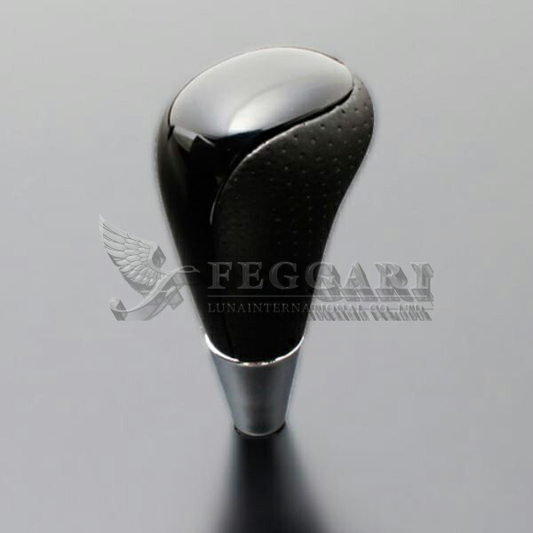 CX-5 KE系 ピアノブラック x パンチングレザー Cタイプ ロングシフトノブ 高品質 / フェガーリ FEGGARI 4,721円