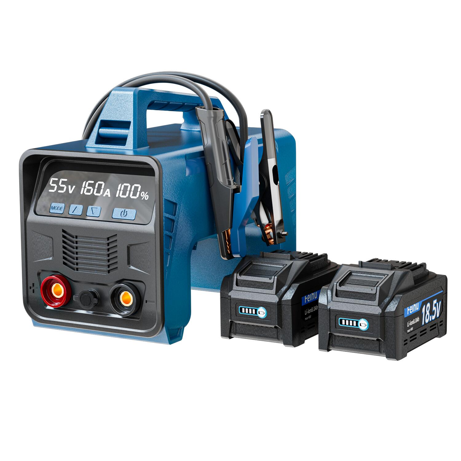 送料無料 溶接機 バッテリー アーク溶接機 充電式 最大出力160A 4.0Ahバッテリー2個付き ハンドヘルド溶接機 家庭用 溶接機 小型 軽量 初心者向け おすすめ【業界最新溶接機】