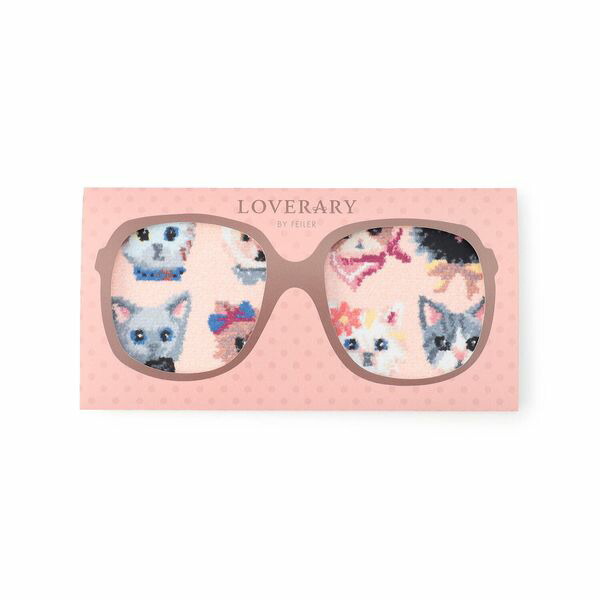 フェイラー公式/LOVERARY ラブラリープリティーキャッツ　クリーニングクロス　L/CCLCT-223062画像