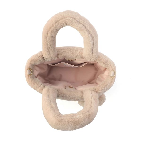 フェイラー公式/LOVERARY ラブラリーロゴ フェイクファーバッグ L/LRG