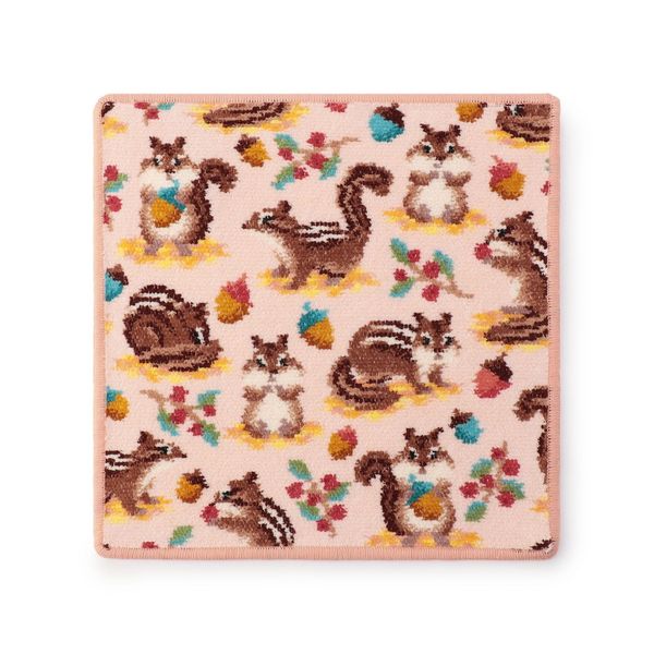 ラブラリーバイフェイラー シマシマリス　舟型ポーチ S ハンカチ　セット ラブラリーバイフェイラー シマシマリス 舟型ポーチ S ハンカチ