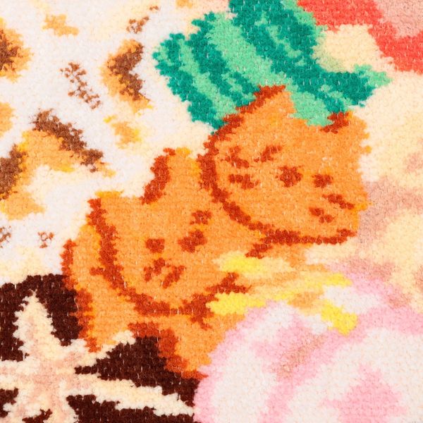 フェイラー公式/LOVERARY オゾウニモチモチネコ ハンカチ