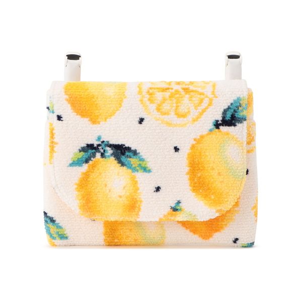 美品　レモンドット　ベビーカーポーチ レモンドット ベビーカーポーチ L/LDO-253018(ホワイト