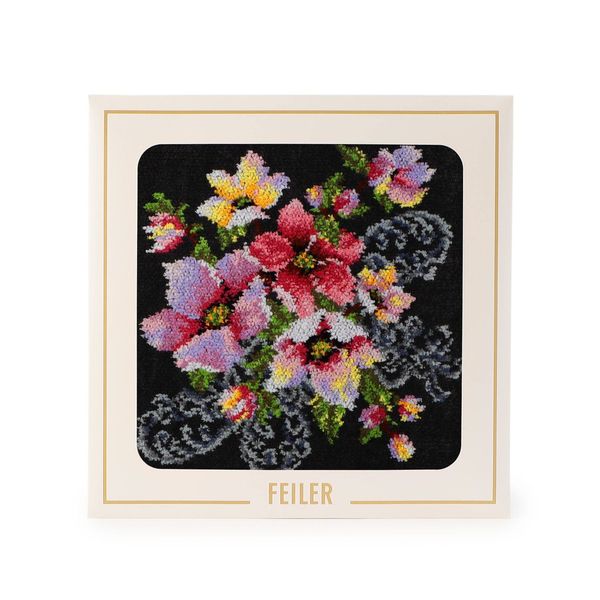 楽天市場】フェイラー公式/FEILER ラビリンス ハンカチ （黒/グリーン