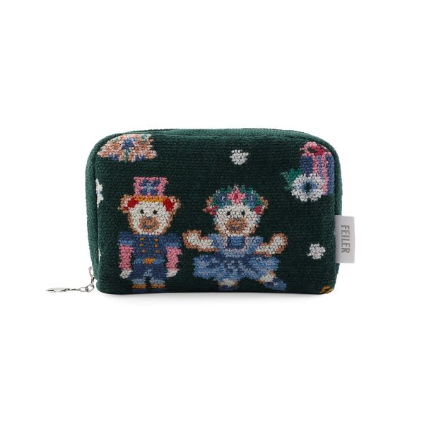 楽天市場】フェイラー公式/LOVERARY チェリードット 舟型ポーチM L/CRD